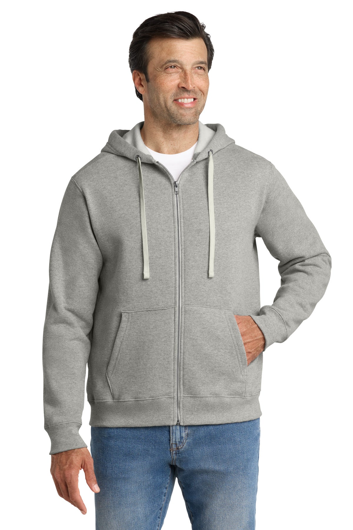 Volunteer Knitwear Chore Fleece Full-Zip Hoodie VL130ZH