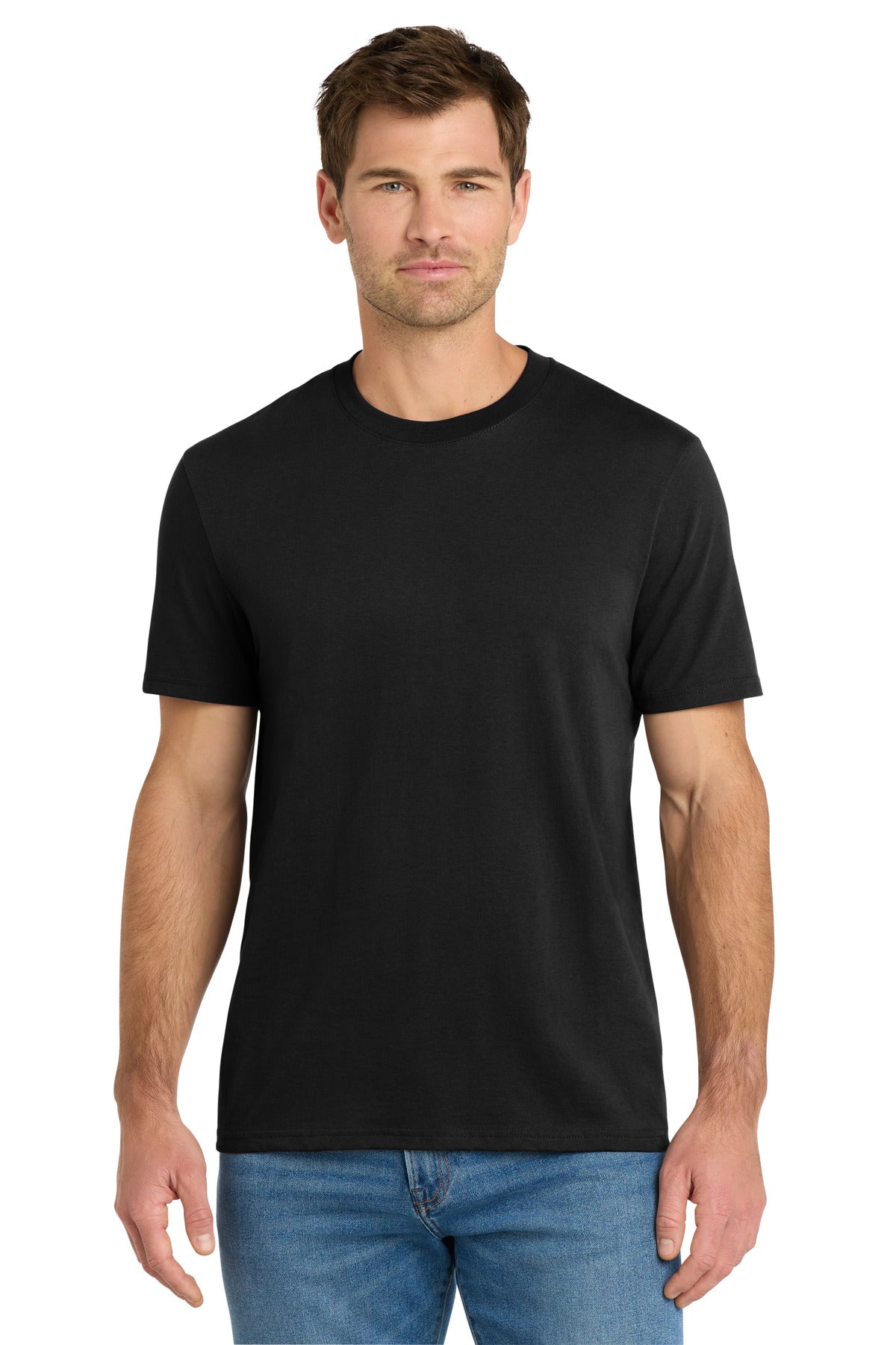 SanMar VL45_deepblack_model_front.jpg