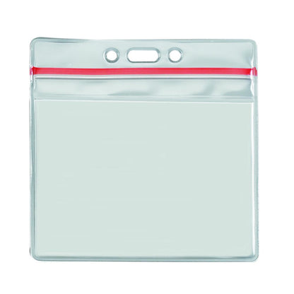 4" x 3" Blank Horizontal Vinyl Pouch with Zipper