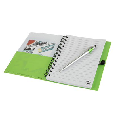 Trapezoid Junior Notebook w/  Stylus Pen