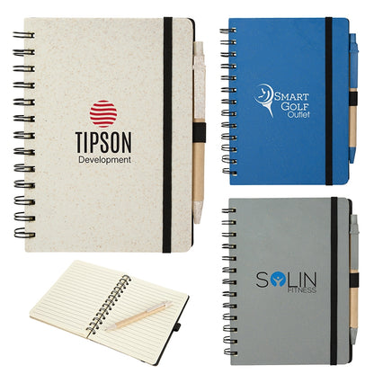 N/A Venture Junior Wheatstraw Notebook & Pen