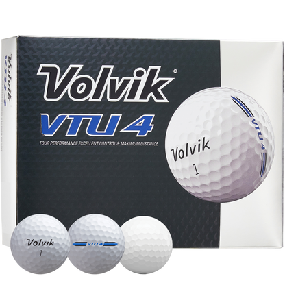 White Volvik VTU4 Golf Ball