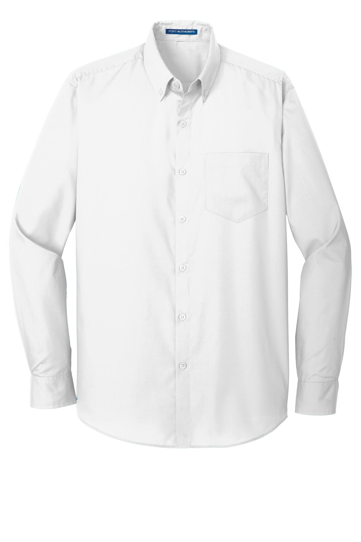 Port Authority Long Sleeve Carefree Poplin Shirt. W100