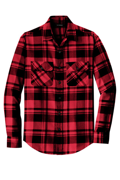 Port Authority Plaid Flannel Shirt. W668