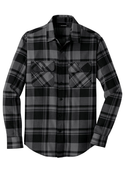 Port Authority Plaid Flannel Shirt. W668