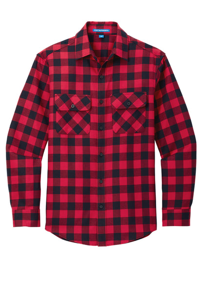 Port Authority Plaid Flannel Shirt. W668