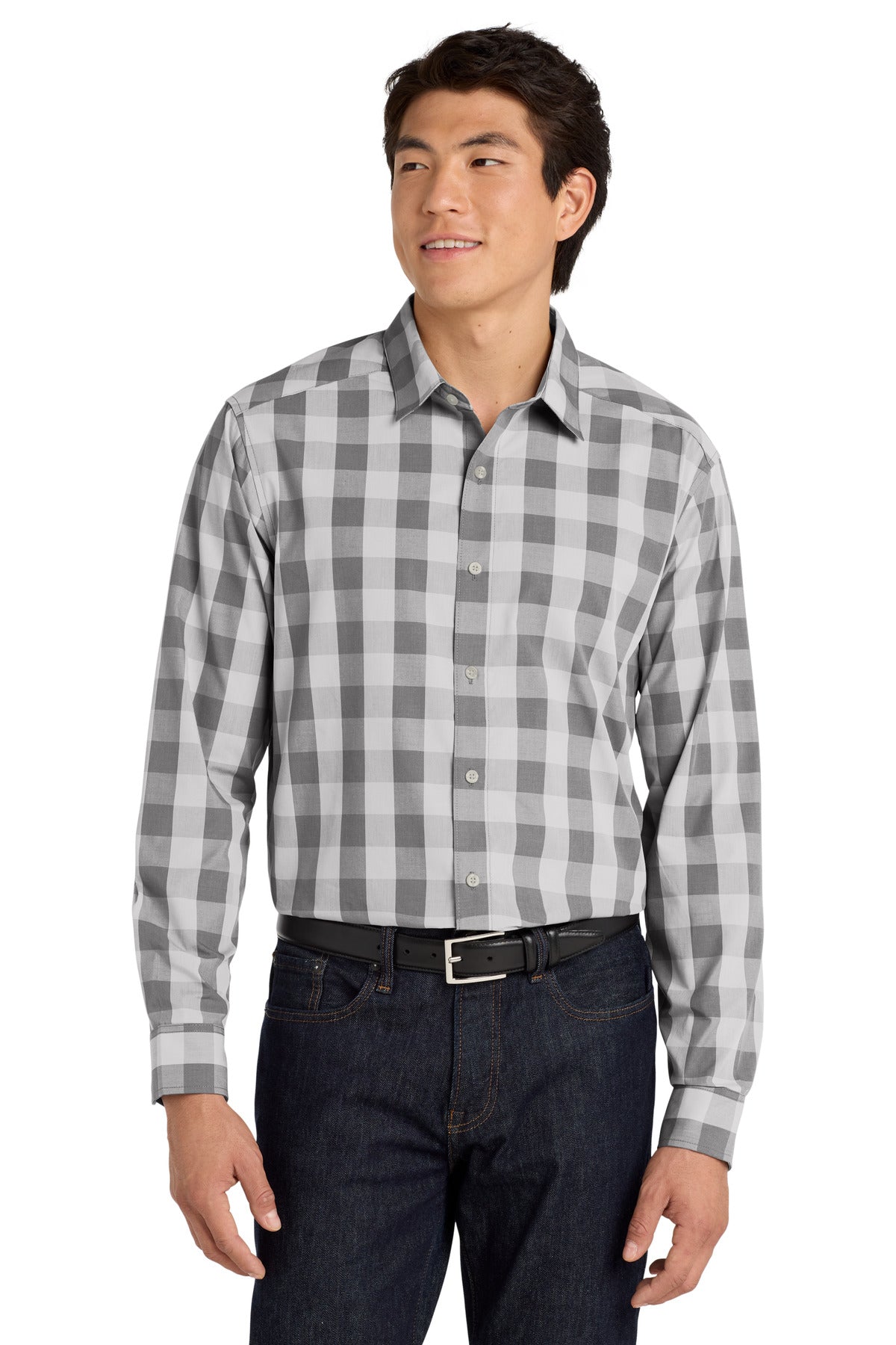 Port Authority Everyday Plaid Shirt. W670