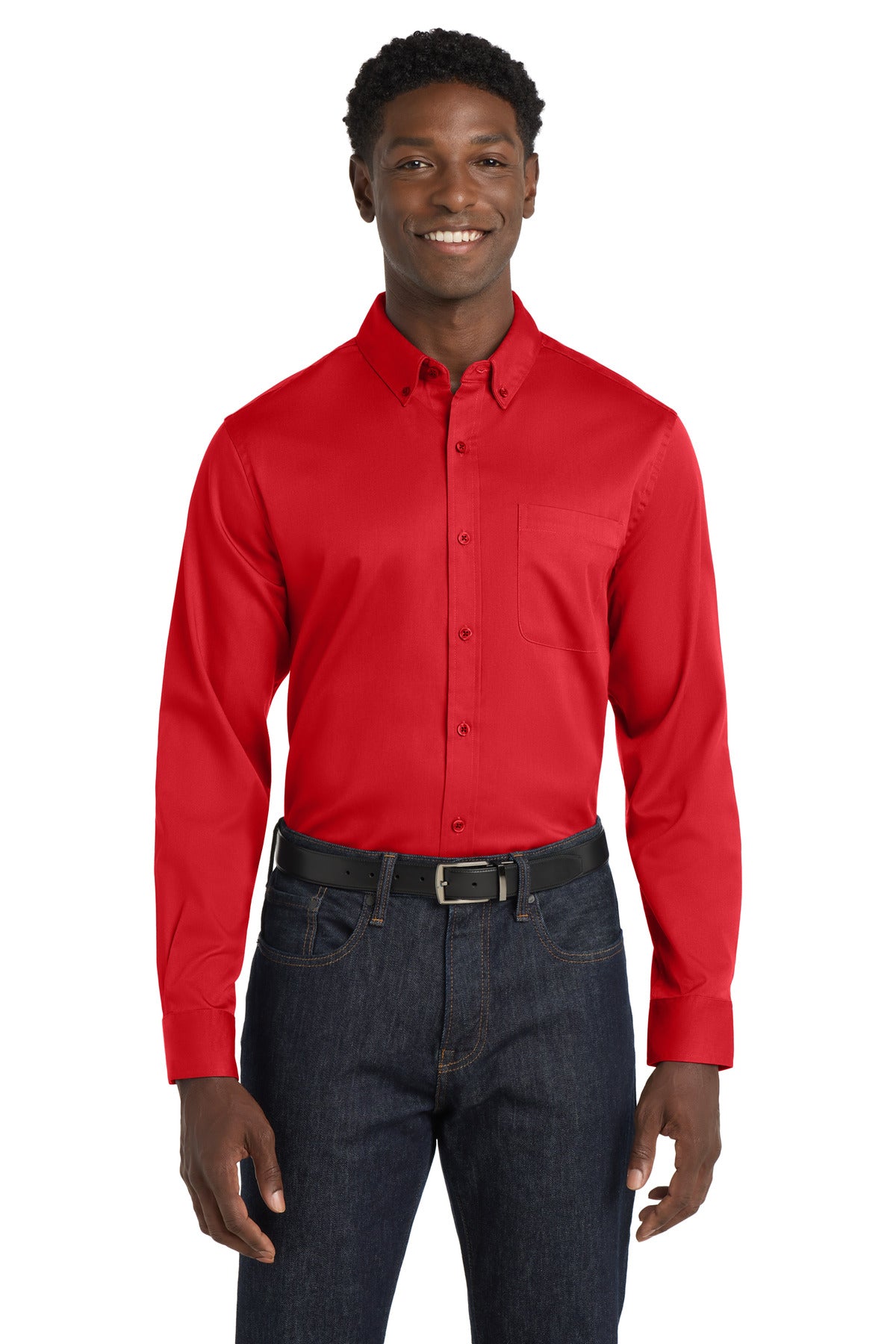 SanMar W808_richred_model_front.jpg