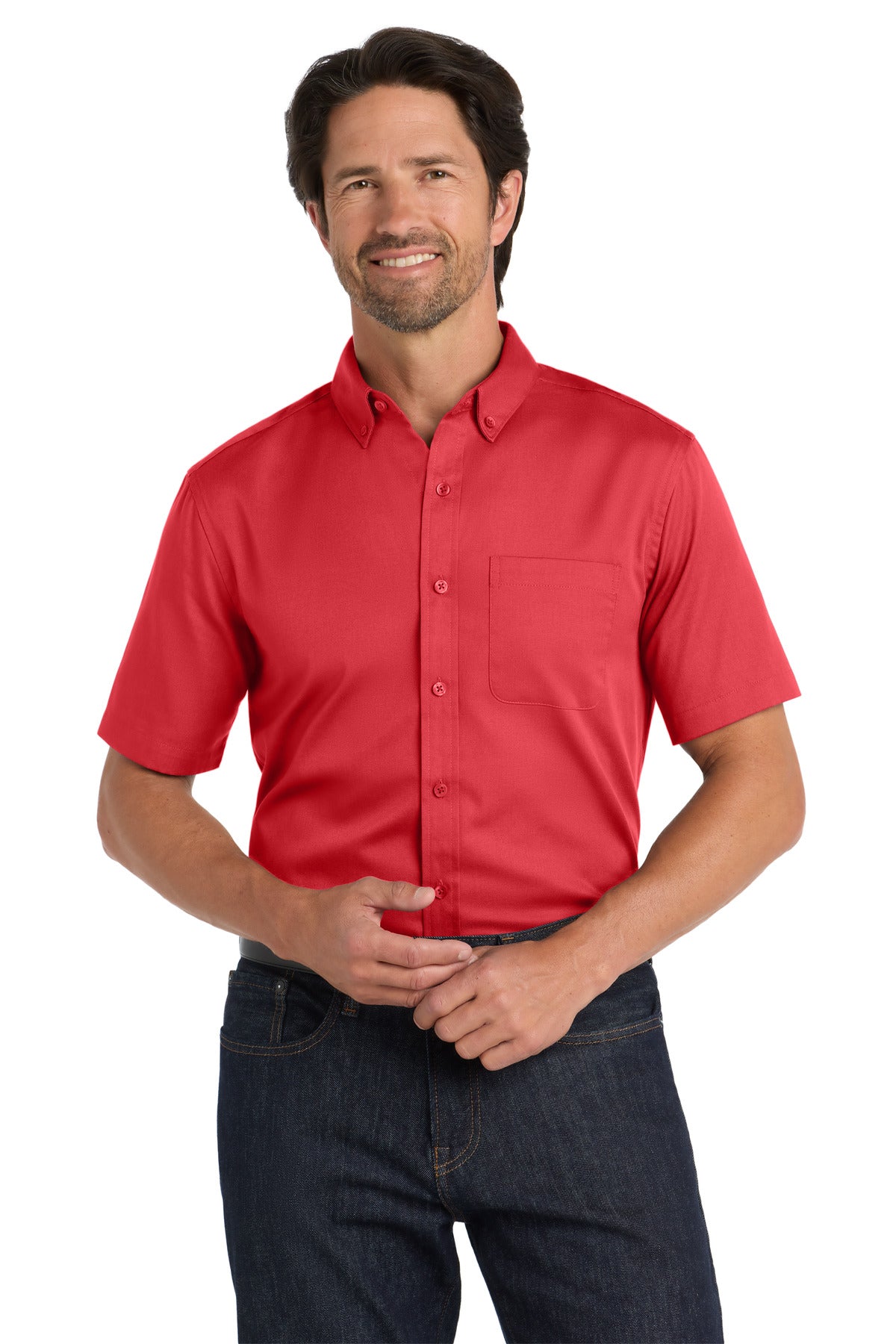 SanMar W809_richred_model_front.jpg