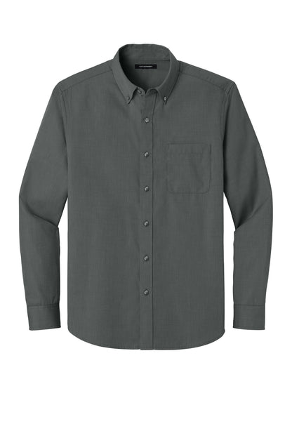 Port Authority Long Sleeve Nailhead Easy Care Shirt W816