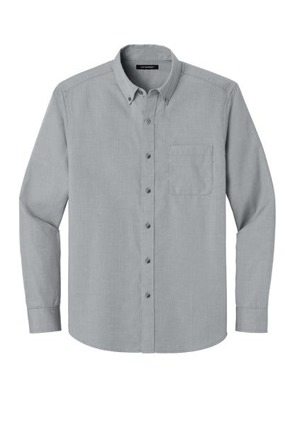 Port Authority Long Sleeve Nailhead Easy Care Shirt W816