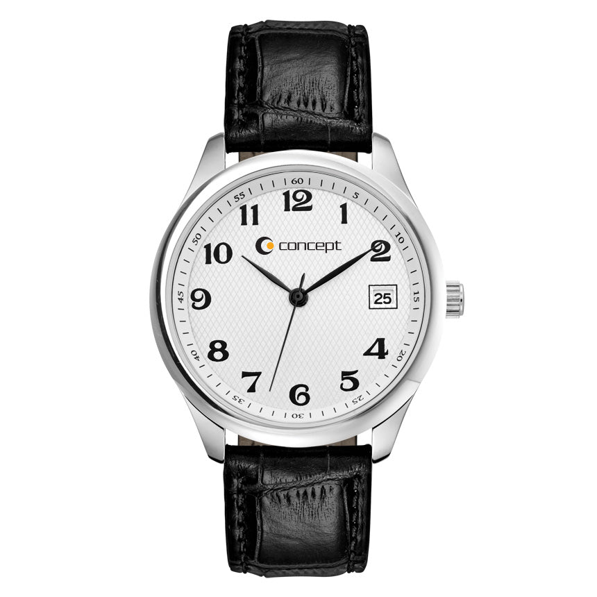 Classic Style Dress Watch Unisex Dress Watch with Date Display