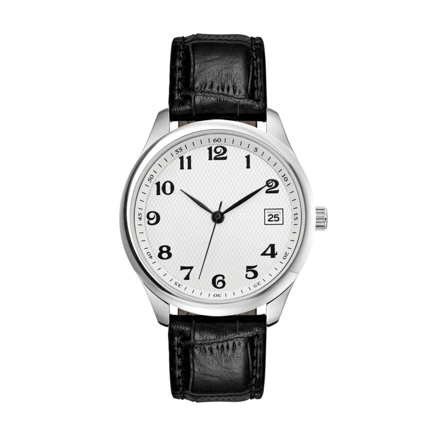 Classic Style Dress Watch Unisex Dress Watch with Date Display