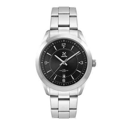 N/A Ladies Black Dial 33mm Metal Case Ladies Black Dial 33mm Metal Case with Folded Steel Band