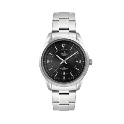 Ladies Black Dial 33mm Metal Case Ladies Black Dial 33mm Metal Case with Folded Steel Band