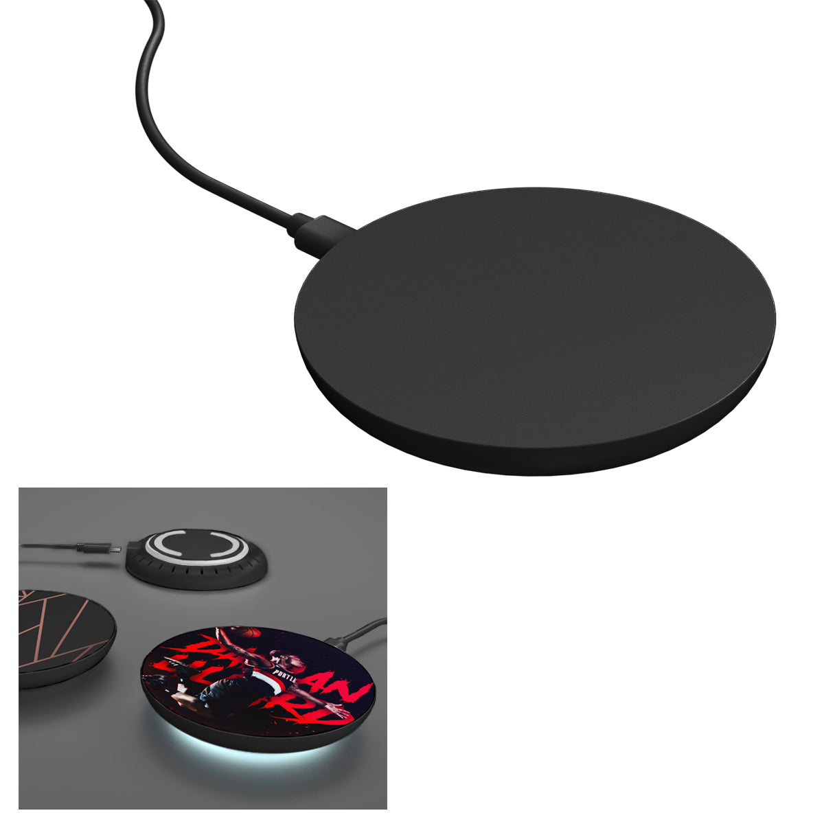 15W Wireless Charger With LED Light