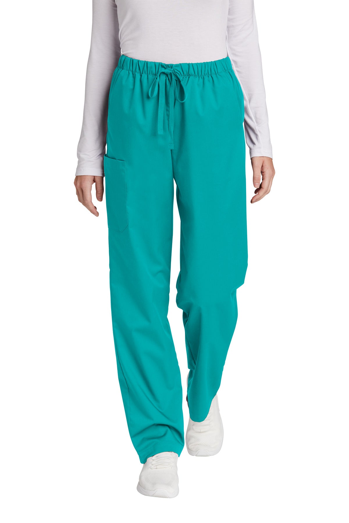 SanMar WW4550_teal_model_front.jpg
