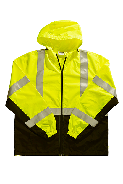 Yellow Xtreme Visibility Windbreaker Jacket  - S