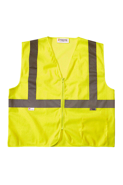 Xtreme Visibility Value Class 2 Zip Mesh Vest