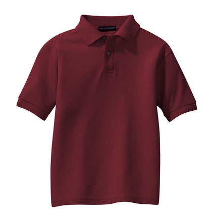 Port Authority Youth Silk Touch Polo. Y500