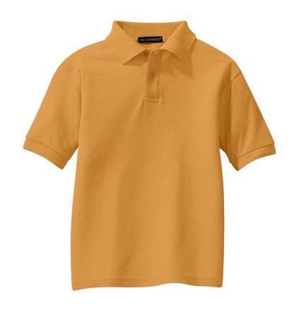 Port Authority Youth Silk Touch Polo. Y500