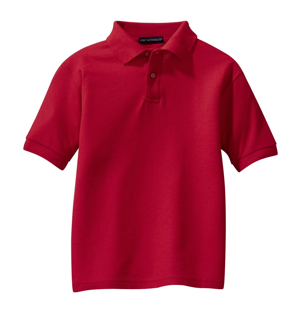 Port Authority Youth Silk Touch Polo. Y500