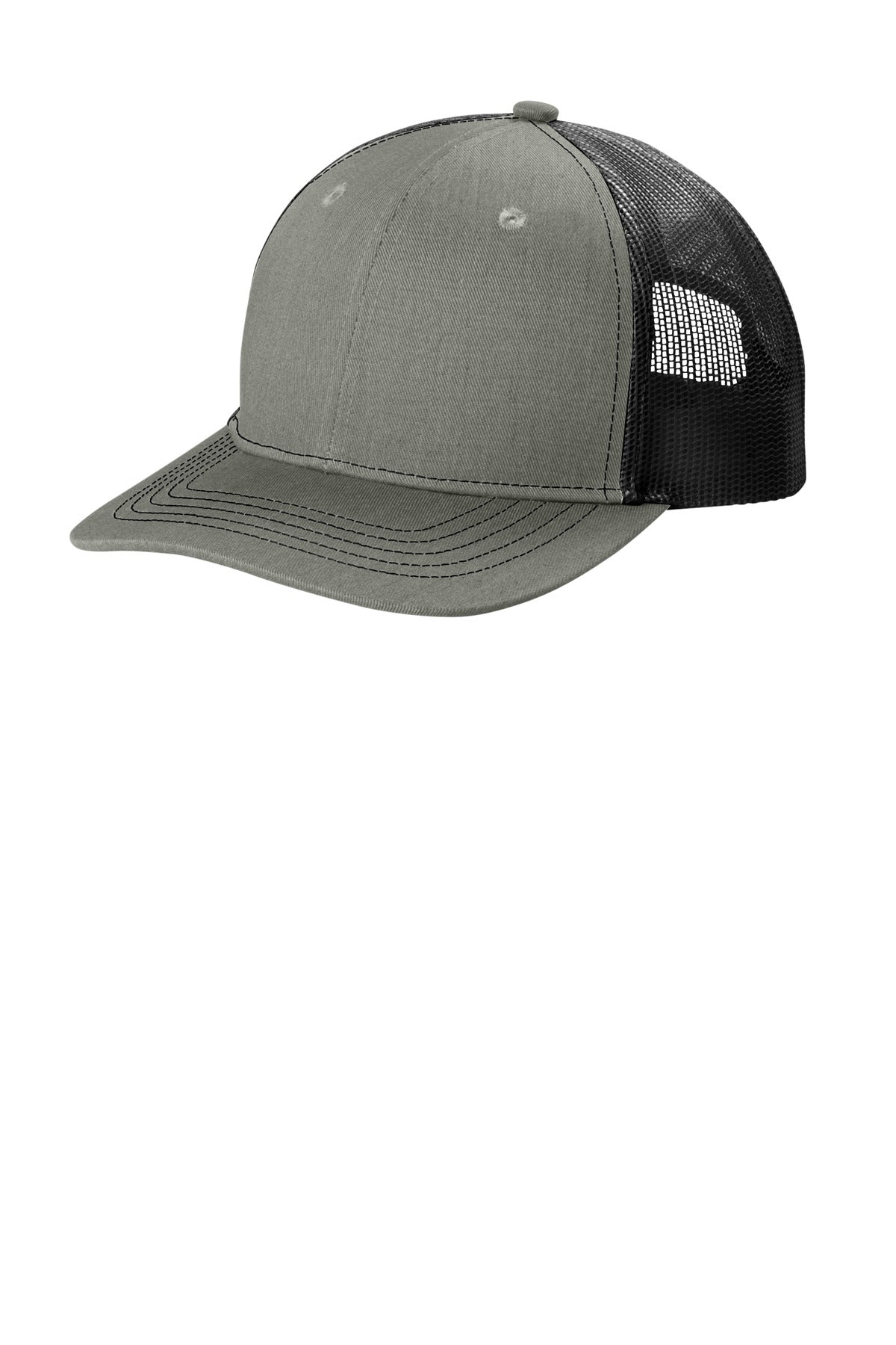 SanMar YC402_heathergreyblack_flat_front.jpg