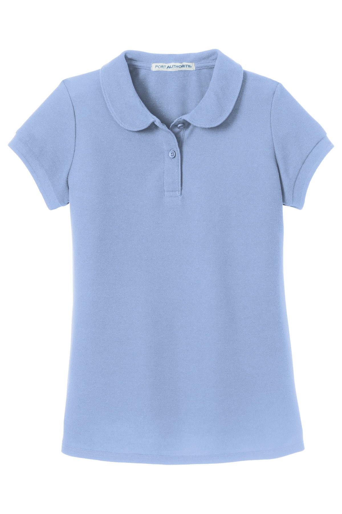 Port Authority Girls Silk Touch Peter Pan Collar Polo. YG503