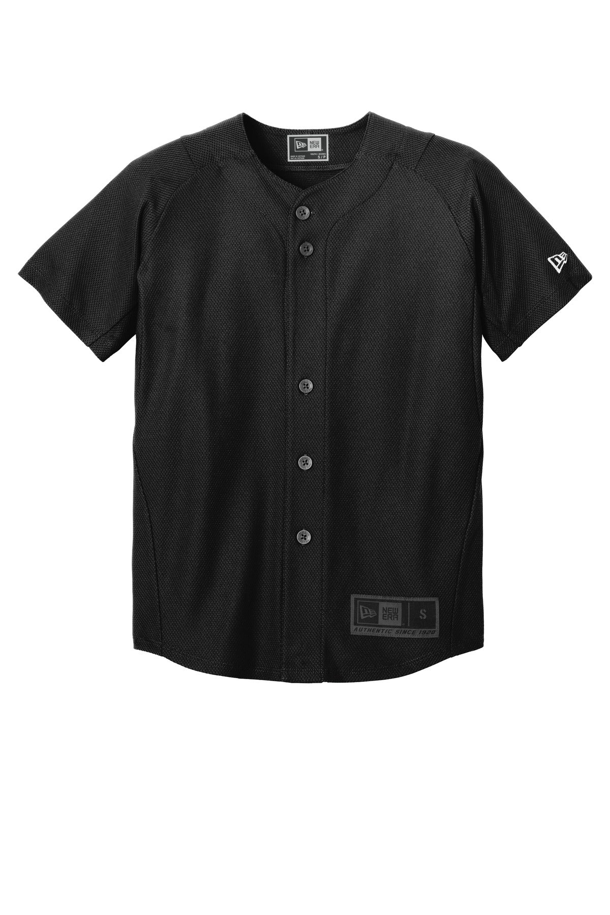 New Era Youth Diamond Era Full-Button Jersey. YNEA220