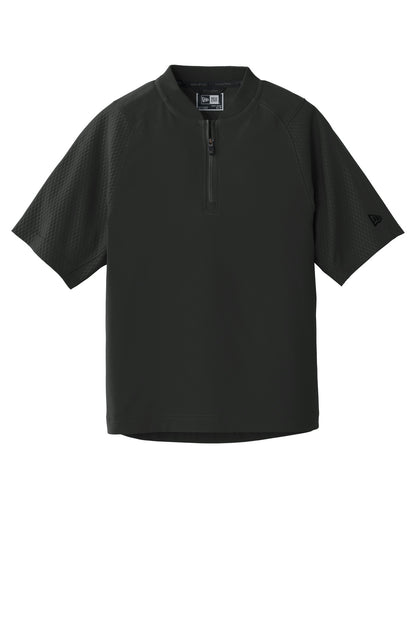 New Era Youth Cage Short Sleeve 1/4-Zip Jacket. YNEA600
