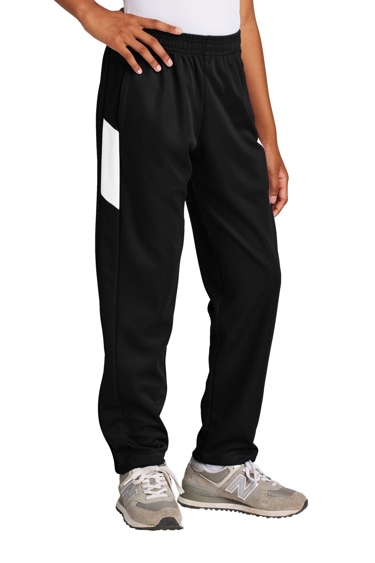 SanMar YPST800_BLACKWHITE_Model_Front.jpg