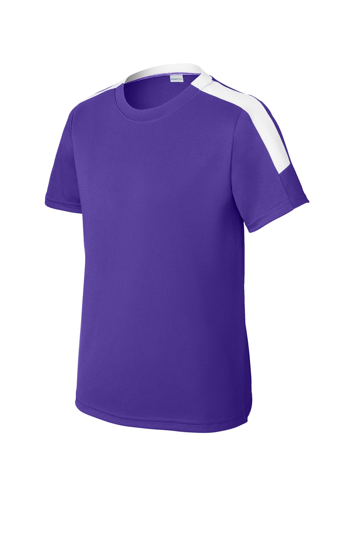 SanMar YST100_PURPLEWHITE_Form_Front_35907d4e-937a-45c9-90ef-fc8c43887878.jpg?v=1762275145