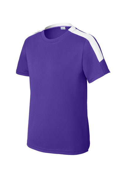 SanMar YST100_PURPLEWHITE_Form_Front_35907d4e-937a-45c9-90ef-fc8c43887878.jpg?v=1762275145