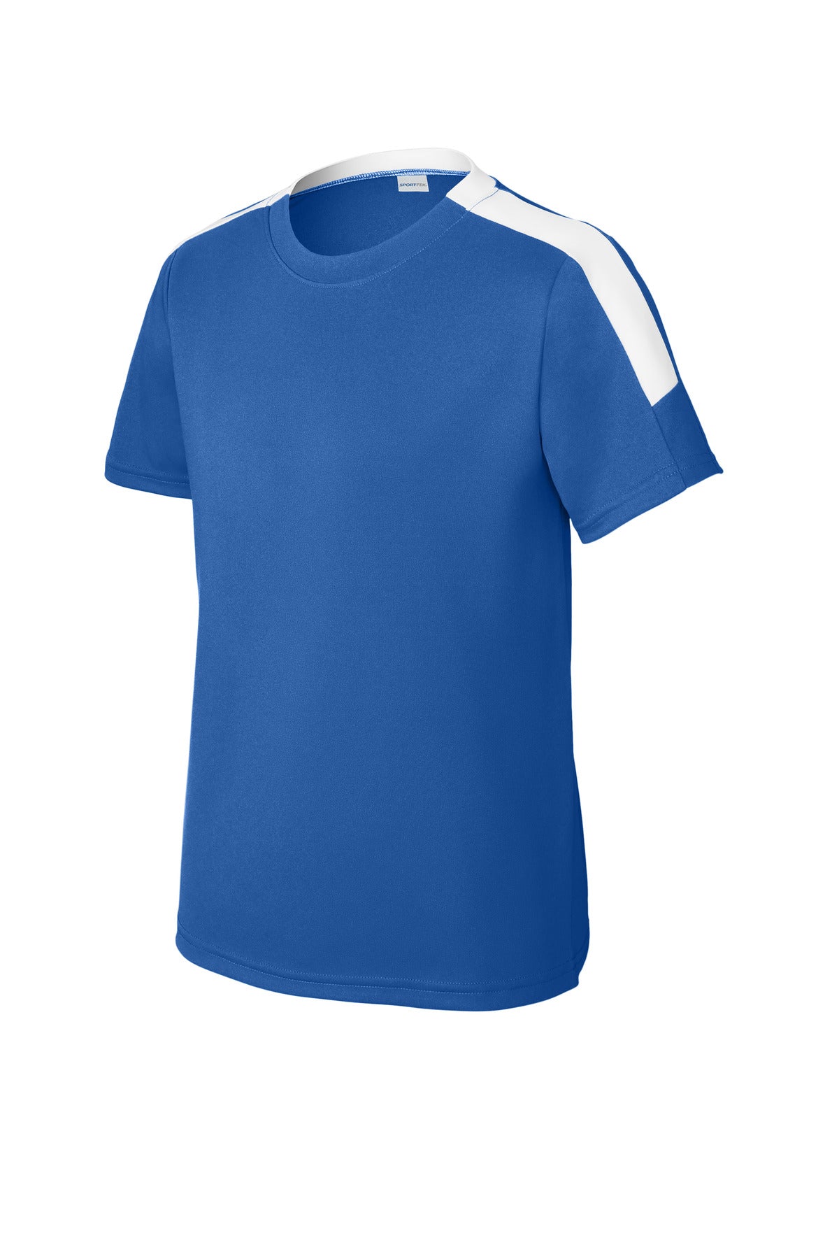 SanMar YST100_TRUEROYALWHITE_Form_Front.jpg?v=1762275145