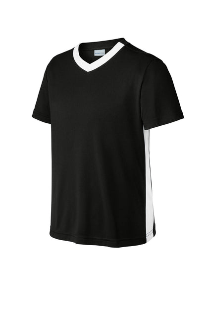 Sport-Tek Youth Competitor United V-Neck YST101