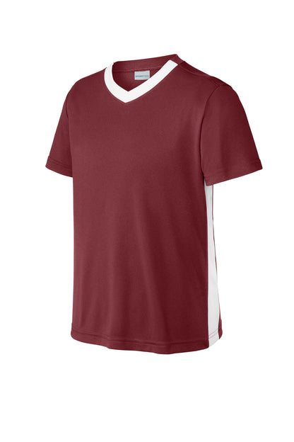 Sport-Tek Youth Competitor United V-Neck YST101
