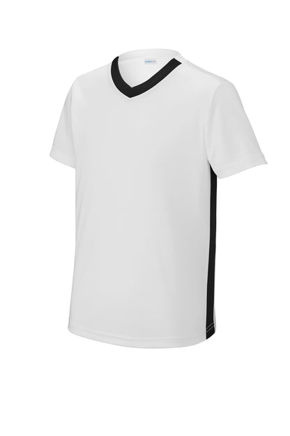 Sport-Tek Youth Competitor United V-Neck YST101