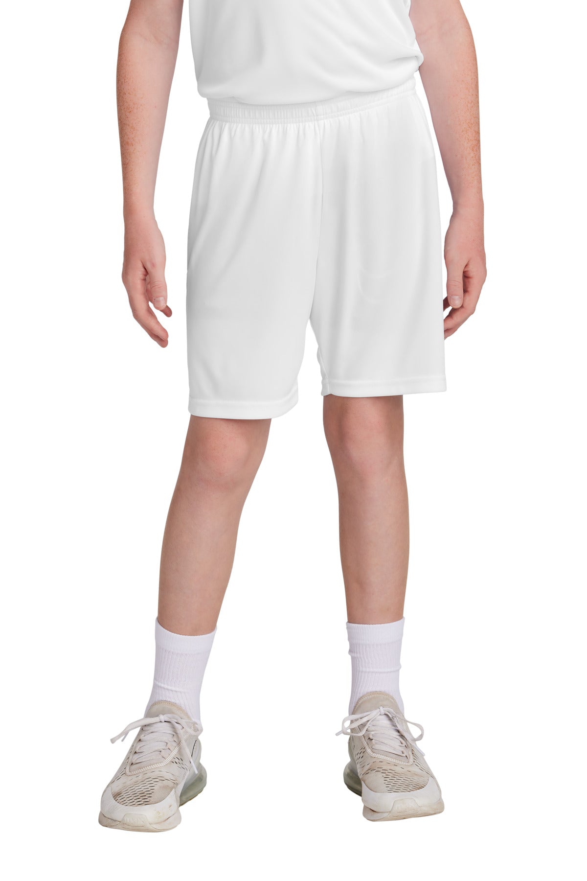 SanMar YST103_WHITEWHITE_Model_Front.jpg