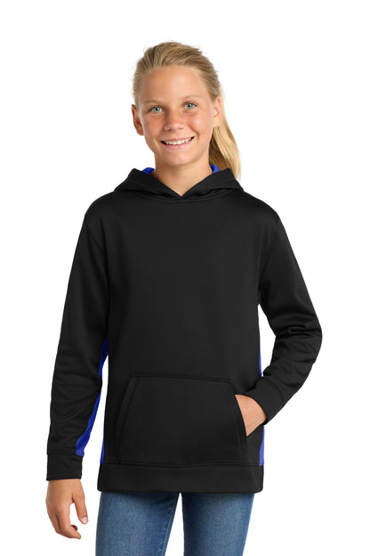 SanMar YST235_blacktrueroyal_model_front.jpg