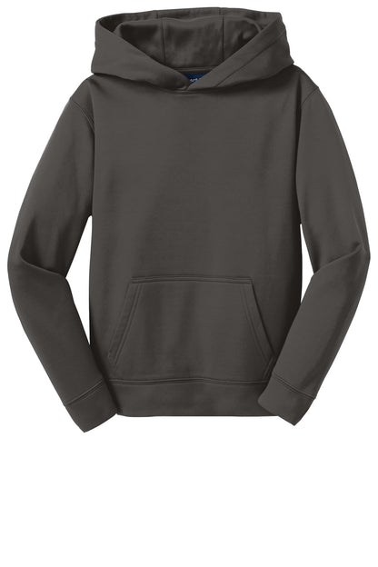 Sport-Tek Youth Sport-Wick Fleece Hooded Pullover. YST244