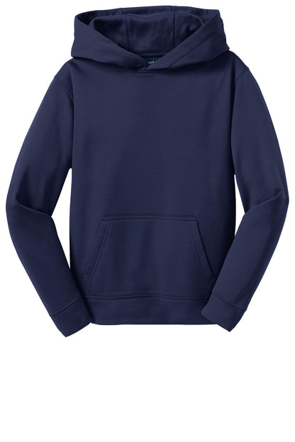 Sport-Tek Youth Sport-Wick Fleece Hooded Pullover. YST244