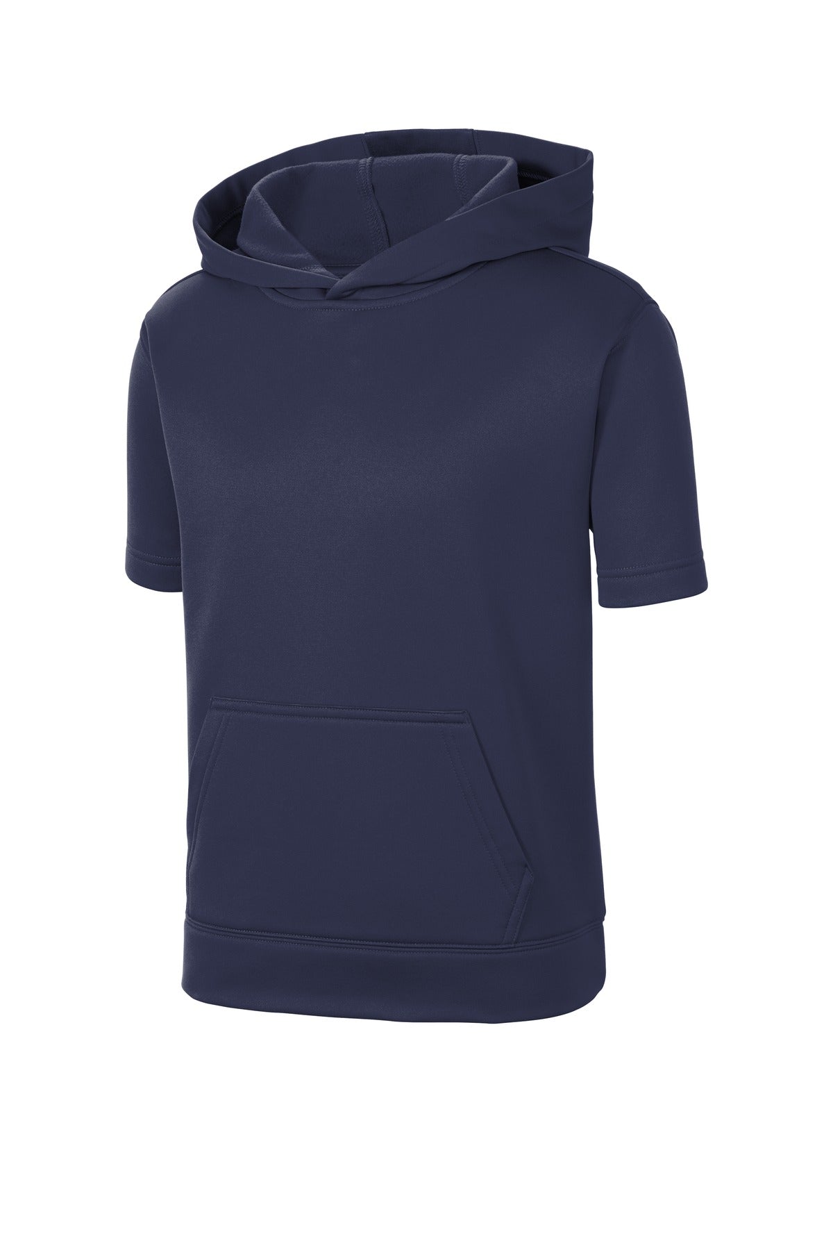 Sport-Tek Youth Sport-Wick Fleece Short Sleeve Hooded Pullover. YST251