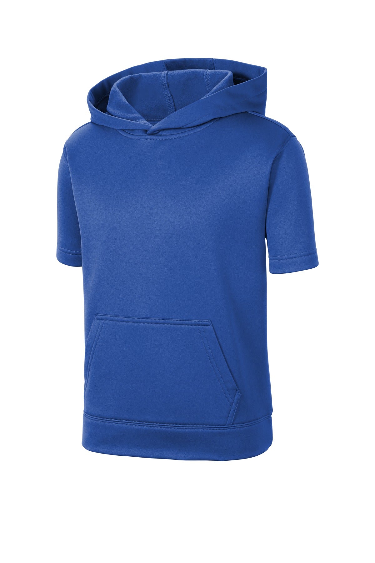 Sport-Tek Youth Sport-Wick Fleece Short Sleeve Hooded Pullover. YST251