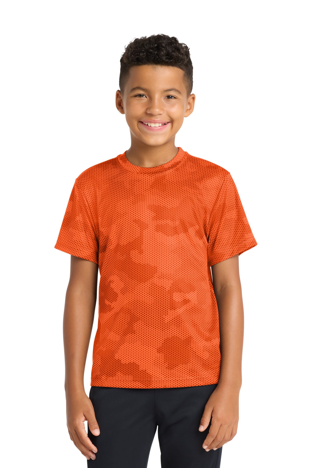 SanMar YST370_neonorange_model_front.jpg