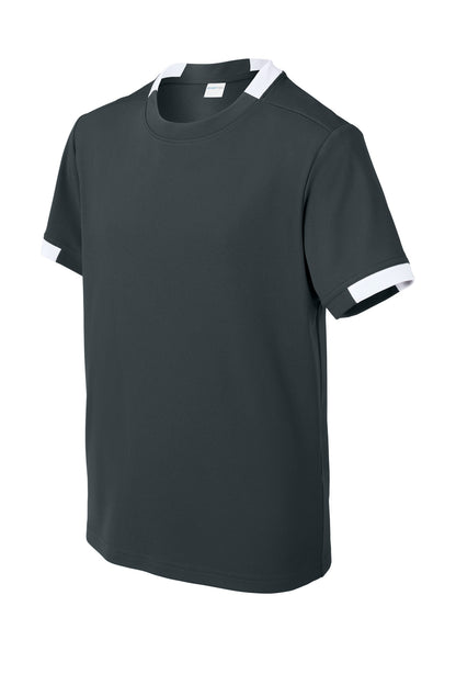 Sport-Tek Youth Club Short Sleeve Crew YST440
