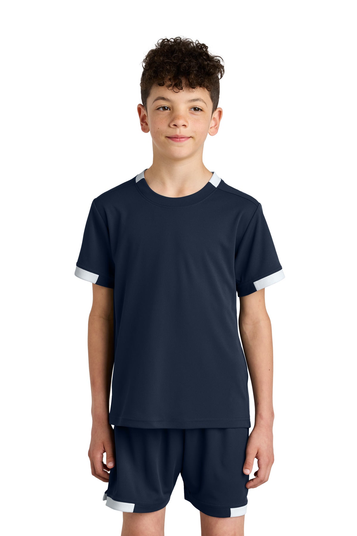 Sport-Tek Youth Club Short Sleeve Crew YST440