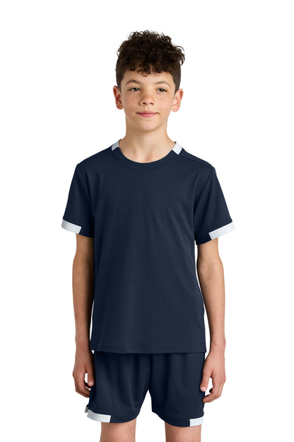 Sport-Tek Youth Club Short Sleeve Crew YST440