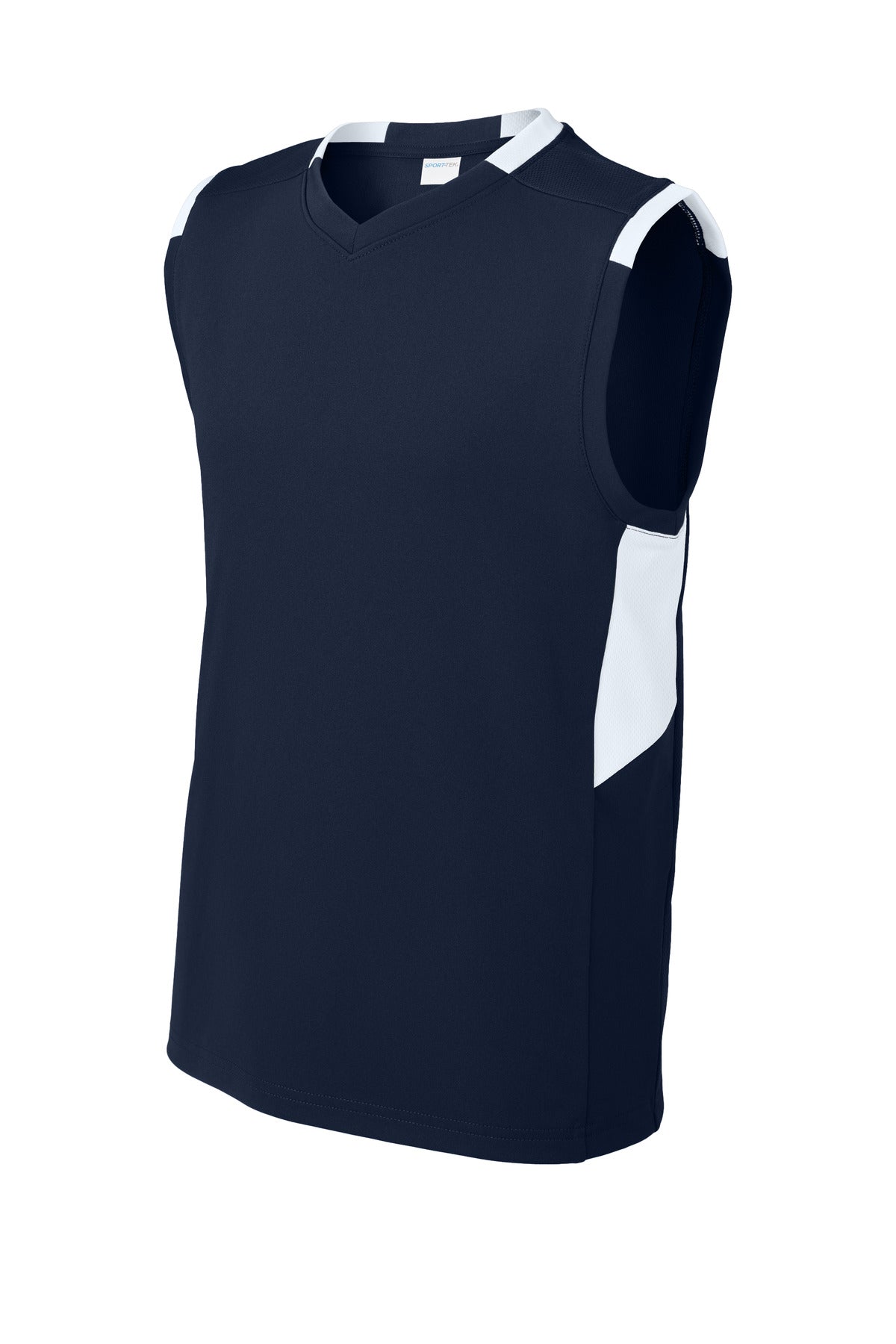 Sport-Tek Youth Club Sleeveless V-Neck YST441