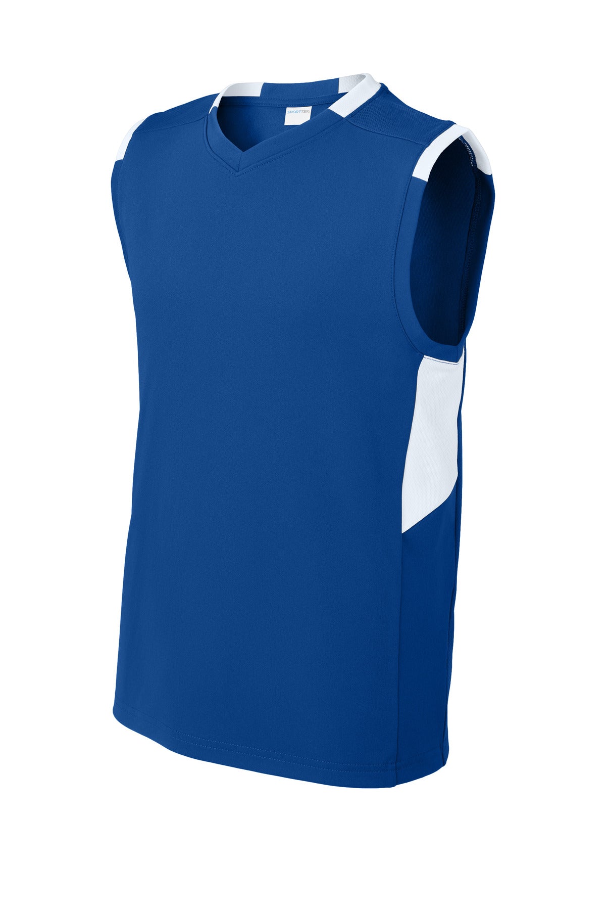 Sport-Tek Youth Club Sleeveless V-Neck YST441