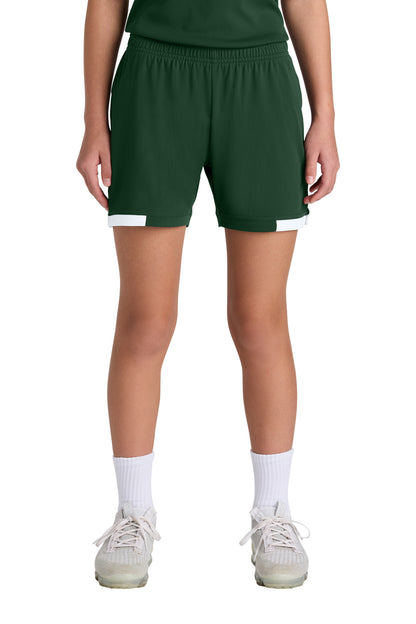 SanMar YST442_forestgreenwhite_model_front.jpg